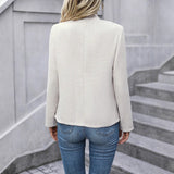 Edna | Blazer elegante para mujer con detalles en contraste, estilo atemporal