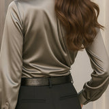 Charity | Blusa elegante para mujer con escote cruzado