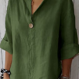 Zamma | Top de V-Cuello Relajado