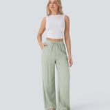Charlaine | Pantalones de lino cómodos y transpirables con elegantes perneras