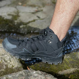 Thalina - Botas de trekking unisex para exteriores – impermeables, con amortiguación, de caña alta