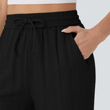 Charlaine | Pantalones de lino cómodos y transpirables con elegantes perneras
