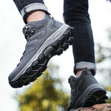 Thalina - Botas de trekking unisex para exteriores – impermeables, con amortiguación, de caña alta