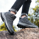 Thalina - Botas de trekking unisex para exteriores – impermeables, con amortiguación, de caña alta