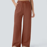 Charlaine | Pantalones de lino cómodos y transpirables con elegantes perneras