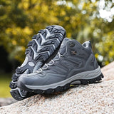 Thalina - Botas de trekking unisex para exteriores – impermeables, con amortiguación, de caña alta