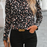 Sylvia | Blusa femenina vintage con volantes, elegante y romántica