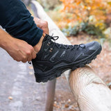 Thalina - Botas de trekking unisex para exteriores – impermeables, con amortiguación, de caña alta