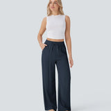 Charlaine | Pantalones de lino cómodos y transpirables con elegantes perneras