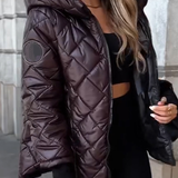 Lyla | Chaqueta acolchada para mujer en color vino