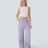 Charlaine | Pantalones de lino cómodos y transpirables con elegantes perneras
