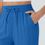 Charlaine | Pantalones de lino cómodos y transpirables con elegantes perneras