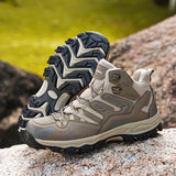 Thalina - Botas de trekking unisex para exteriores – impermeables, con amortiguación, de caña alta