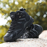 Thalina - Botas de trekking unisex para exteriores – impermeables, con amortiguación, de caña alta