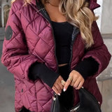 Lyla | Chaqueta acolchada para mujer en color vino