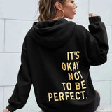 Grace – Sudadera con capucha y mensaje motivacional