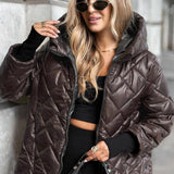 Lyla | Chaqueta acolchada para mujer en color vino