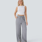 Charlaine | Pantalones de lino cómodos y transpirables con elegantes perneras