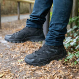 Thalina - Botas de trekking unisex para exteriores – impermeables, con amortiguación, de caña alta