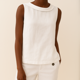 Anette | Blusa Sin Mangas de Alta Calidad