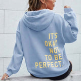 Grace – Sudadera con capucha y mensaje motivacional