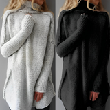 Jagna | Suéter de mujer cálido y oversize con cuello alto para el invierno
