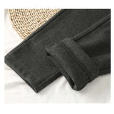 Elaris - Pantalones harem femeninos de lana para otoño e invierno