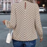 Mehitable | Blusa de mujer de manga larga con estampado - vestido de noche