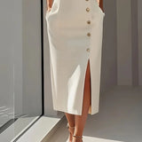 Dalia | Vestido Midi con Abertura Lateral