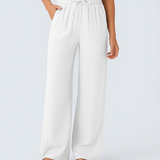 Charlaine | Pantalones de lino cómodos y transpirables con elegantes perneras