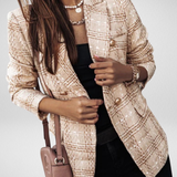 Clara | Elegante blazer de mujer a cuadros