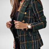 Clara | Elegante blazer de mujer a cuadros