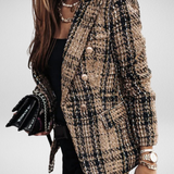 Clara | Elegante blazer de mujer a cuadros
