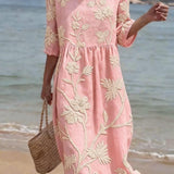 Marisol  | Vestido Midi Floral Elegante