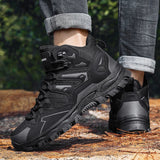 Thalina - Botas de trekking unisex para exteriores – impermeables, con amortiguación, de caña alta