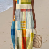 Eva | Vestido Midi de Arte Elegante