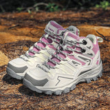 Thalina - Botas de trekking unisex para exteriores – impermeables, con amortiguación, de caña alta
