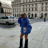 Magda | Suéter oversize de mujer con cuello alto