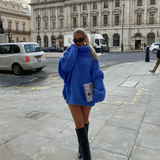 Magda | Suéter oversize de mujer con cuello alto