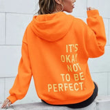 Grace – Sudadera con capucha y mensaje motivacional