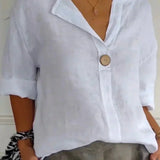 Zamma | Top de V-Cuello Relajado