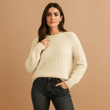Angelika | Suéter de cachemira suave